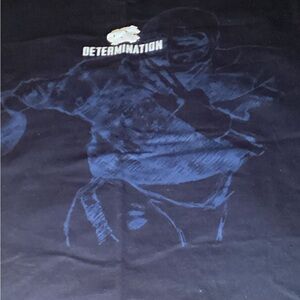 NCAA Navy North Carolina Determination medium Tshirt vntg